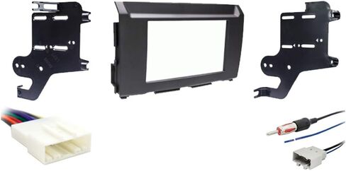 Harmony Audio Compatible with Fits Nissan Titan XD 2016 2017 2018 Double DIN Stereo Harness Radio Install Dash Kit in Saudi Arabia