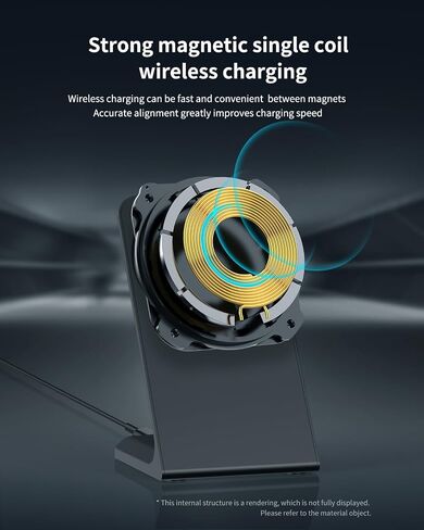 Magnetic Wireless Charging Station 15W Fast Charger for iPhone 16/16 Pro/16 Plus/16 Pro Max/15/14/13/12 in Saudi Arabia