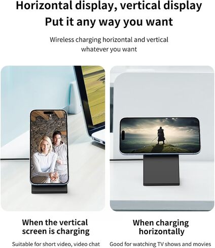 Magnetic Wireless Charging Station 15W Fast Charger for iPhone 16/16 Pro/16 Plus/16 Pro Max/15/14/13/12 in Saudi Arabia