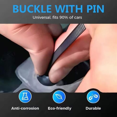 Nylon Universal Cable Tie Buckle for Car 100pcs Heavy-Duty Grip Auto Zip Tie Buckles for Wire, Bumper, and Hose in Car and Home – Secure Cable Tie Buckle Kit in Kuwait