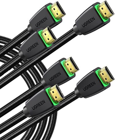 حزمة Ugreen 3 Pack 4K HDMI Cable 3ft ، 6ft ، 10fts in Saudi Arabia