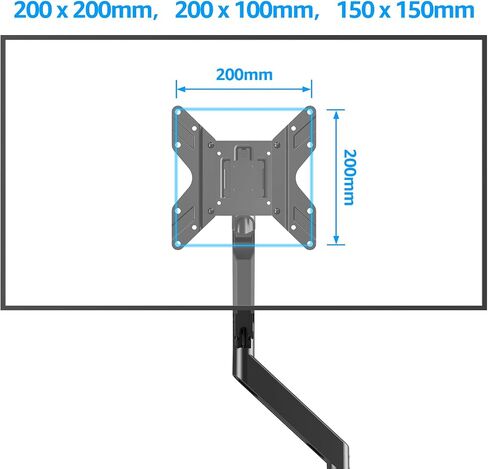 Mountup Dual Monitor Stand for Desk + Mountup Vesa Mount Extender ، محول شاشة امتداد الشاشة لشاشات 17-35 '' in Saudi Arabia