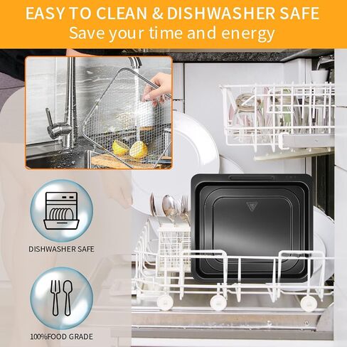 Air Fryer Replacement Parts for Chefman 12 Quart 6 In 1 digital Countertop Convection Oven, Air Fryer Drip Tray Grill Pan Grill Plate Crisper Plate Accessories Tray Rack in Saudi Arabia