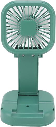 Portable Fan, Rechargeable Fanner with Battery and USB Outlet, Phone Holder for Daily Demand, Small Handfree Foldable Camping Fan(Pink) in Saudi Arabia
