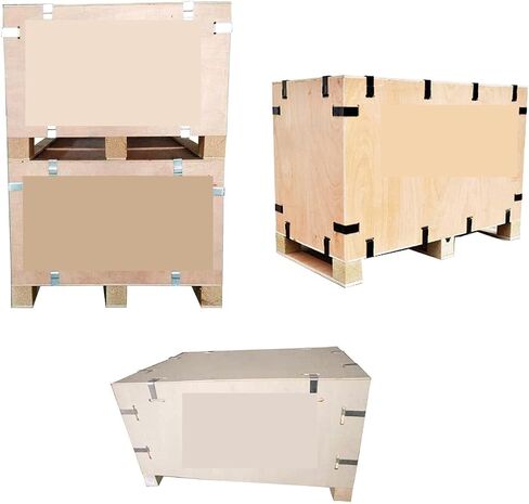12pcs قابلة لإعادة الاستخدام من الصلب الربيعي الصناديق الخشبية غير اللامع باللون الأسود (R911) (R930b) in Saudi Arabia