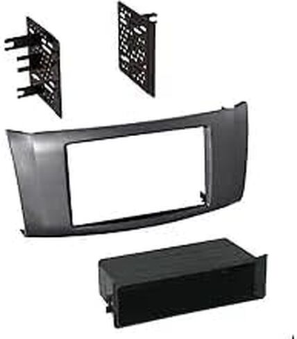 Single or Double Din Gray Car Stereo Radio Install Dash Ki -Made for Nissan: 2013 2014 2015 2016 2017 2018 Sentra in Saudi Arabia