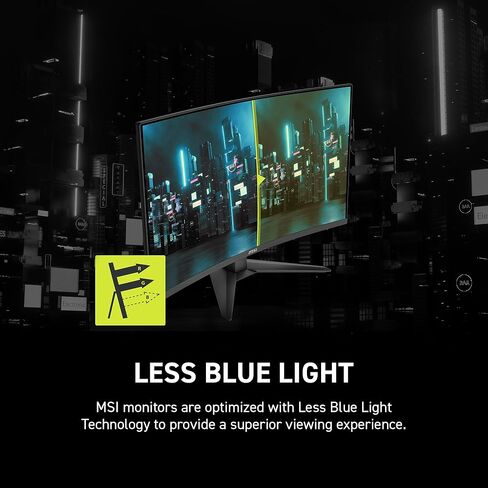 MSI MAG 321CQF E18 32 بوصة 2560 × 1440 (QHD) مراقبة مكتب الألعاب ، 180 هرتز ، المزامنة التكيفية ، جاهزة HDR ، HDMI ، ميناء VGA ، VESA قابل للترك in Kuwait