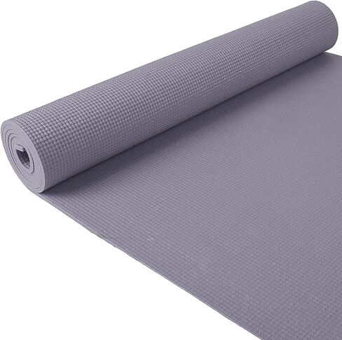 Signature Fitness All Purpose 1/4-Inch High Density Anti-Tear Exercise Yoga Mat with Carrying Strap with Optional Yoga Blocks, Multiple Colors in Kuwait