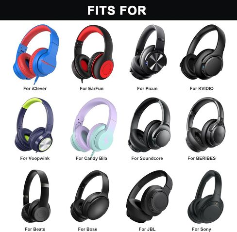 Headphones Headset Case for JBL/for Beats/for Sony/for Soundcore/for BERIBES/for KVIDIO/for Bose Noise Cancelling Headphones, Bluetooth Wireless Headphone Case for Travel Essentials (Bag Only) in Kuwait
