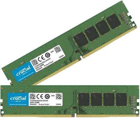 CT16G4DFRA32A ذاكرة لسطح المكتب PC4-25600 (DDR4-3200) ، 32 جيجابايت (16 جيجابايت × 2) ، ذاكرة DIMM in Kuwait