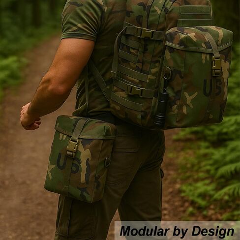 MT 2Pcs US Military MOLLE Sustainment Pouch, Army Utility Pouch in Kuwait
