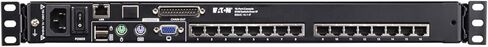 Eaton 16-Port Rack KVM over IP Switch, 19in LCD Screen KVM, Cat5/Cat5e, Virtual Media KVM, 1U Rackmount, VGA Port, TAA Compliant, 1-Year Warranty (B064C-16-1-IP) in Saudi Arabia