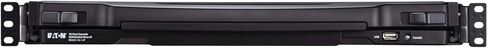 Eaton 16-Port Rack KVM over IP Switch, 19in LCD Screen KVM, Cat5/Cat5e, Virtual Media KVM, 1U Rackmount, VGA Port, TAA Compliant, 1-Year Warranty (B064C-16-1-IP) in Saudi Arabia