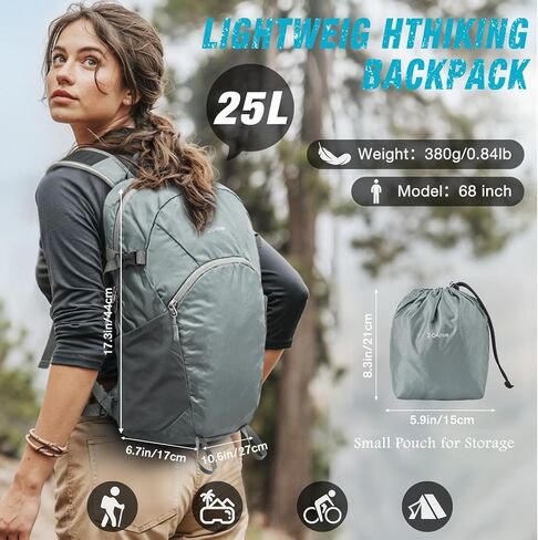 حقيبة الظهر المشي لمسافات طويلة G4Free مع لوحة خلفية سميكة قابلة للتعبئ in Kuwait