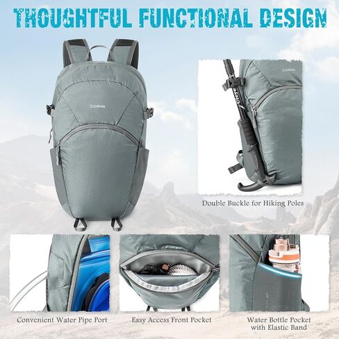 حقيبة الظهر المشي لمسافات طويلة G4Free مع لوحة خلفية سميكة قابلة للتعبئ in Kuwait