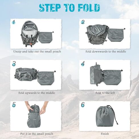 حقيبة الظهر المشي لمسافات طويلة G4Free مع لوحة خلفية سميكة قابلة للتعبئ in Kuwait