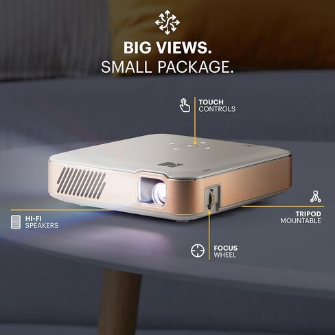 Kodak Luma 450 Portable Native 1080p Projector-150 ANSI Lumens ، Wi-Fi ، Bluetooth ، HDMI/USB ، يدعم إدخال 4K ، يتضمن حالة ، حتى 150 "شاشة in Saudi Arabia