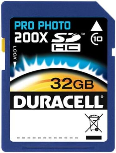 Duracell 16GB Class 10 UHS-1 U1 PRIM SD HC CARMY تصل إلى 45 ميجابايت/ثانية [متوافقة مع Canon EOS REBEL T5I T6I 80D 6D SL1 NIKON D3300 D5500 D5600 D7200 D750 Sony Pentax Kodak Olympus Panasonic] in Kuwait