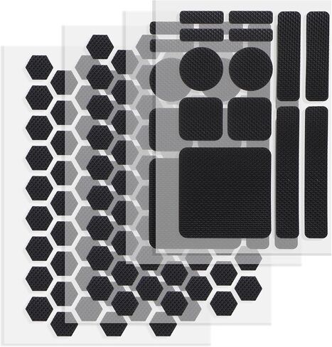 4 Pcs Phone Grip Tapes Anti-Slip Finger Grip Stickers Durable Non-Abrasive Grips Tape Waterproof Pre-Cut Strips Decal for Phones Cases Mouse Laptop Tablet Gaming Devices More in Saudi Arabia