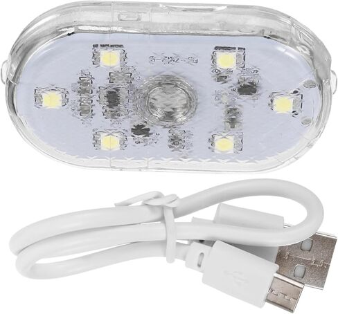 Pretyzoom Car Interior Interior Light USB Atmoreable Atmortible مصباح LED مستشعر لمسة محمولة القراءة لإضاءة الإضاءة المحيطة في السيارات in Kuwait