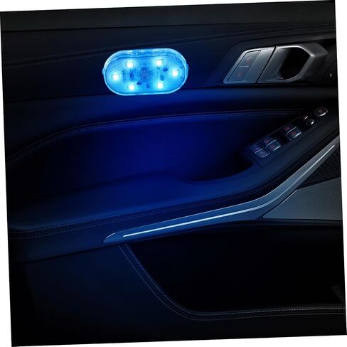 Pretyzoom Car Interior Interior Light USB Atmoreable Atmortible مصباح LED مستشعر لمسة محمولة القراءة لإضاءة الإضاءة المحيطة في السيارات in Kuwait