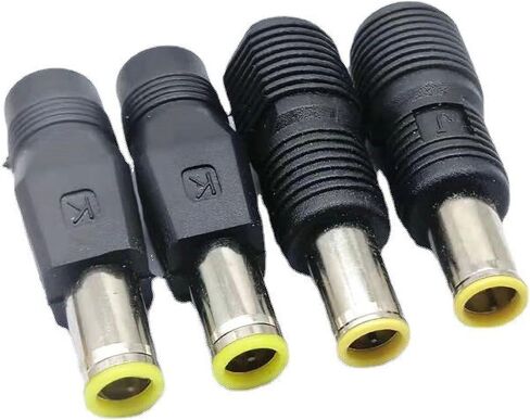 Black Charging Adapter Power Supply DC5521 to DC7955 Conversion Head Female to Male Connector Converter Charging in Saudi Arabia
