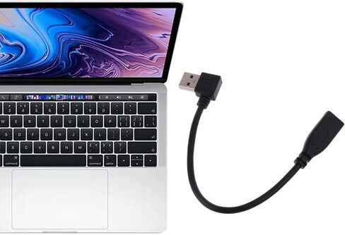 Type-C أنثى أنثى USB-A موصل محول الذكور 5 جيجابت في الثانية من النوع C إلى محول الذكور USB لأعلى/لأسفل/يسار/يمين in Kuwait
