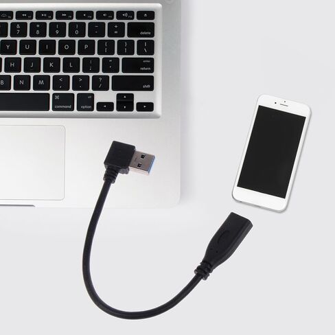 Type-C أنثى أنثى USB-A موصل محول الذكور 5 جيجابت في الثانية من النوع C إلى محول الذكور USB لأعلى/لأسفل/يسار/يمين in Kuwait
