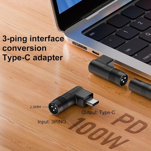 Double Male End 3Ping DC2mm to USB C Conversion Adapter 3Pin 2mm to Type C Converter Connect Multiple Devices Easily Conversion Head in Kuwait