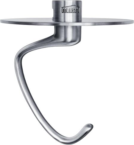 خطاف عجينة من الفولاذ المقاوم للصدأ المضاد لـ climb لـ Kitchenaid 4.5-5 QT خلاطات رأس الميل ، مع درع 5.1 بوصة لإيقاف العجين ، يحل محل K45DH in Saudi Arabia
