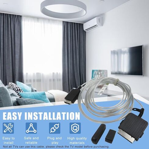 5M/16.4ft BN39-02470A CONNECT CABLE FITS لنماذج تلفزيون Samsung QN43LS03BAFXZA QN50LS03BAFXZA QN55LS03BAFXZA QN65LS03BAFXZA in Kuwait