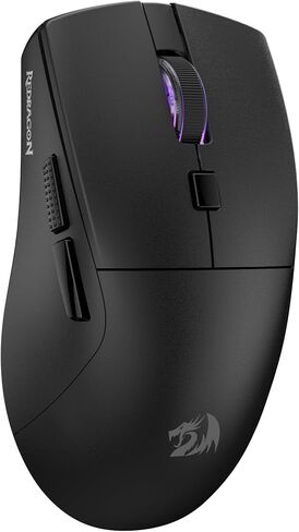 Redragon M618 LIT Wireless Gaming Mouse, 10000 DPI Optical Ergonomic Mouse with 6 Programmable Buttons, 70G Ultra Lightweight, Software Supports DIY Keybinds in Saudi Arabia