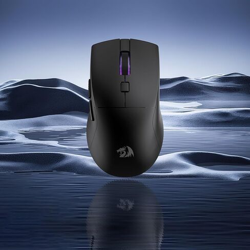 Redragon M618 LIT Wireless Gaming Mouse, 10000 DPI Optical Ergonomic Mouse with 6 Programmable Buttons, 70G Ultra Lightweight, Software Supports DIY Keybinds in Saudi Arabia