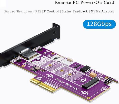 P560RPO PCIE 5.0 x16 to M.2 NVME SSD CARD-128GBPS لوحة تمدد كاملة السرعة مع ترميز سبائك الألومنيوم ، نقل 10000 ميجابايت/ثانية ، إشارة مستقرة ، توافق واسع in Saudi Arabia