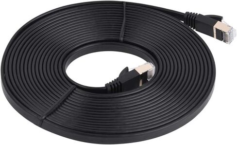 FOCKT 1M CAT7 RJ45 LAN CABLE 8-CORE-CORE TOMBER PALE COPPER WIRE لتطبيقات شبكات الكمبيوتر المحمول 15M (8M / 26.2 قدم) in Saudi Arabia