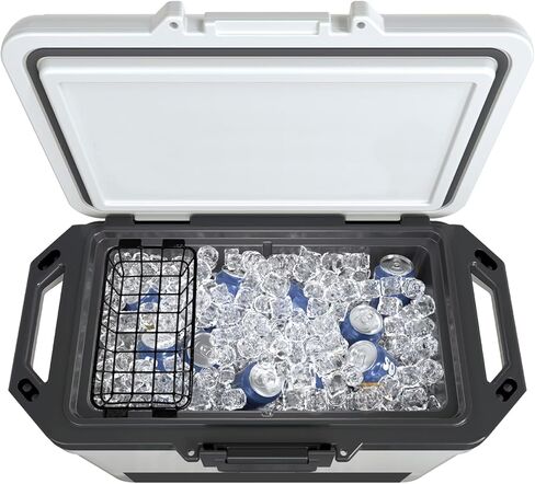 سلة مبردة متوافقة مع Ninja Frostvault 30QT Hardcooler و Wheeled Cooler ، سلة تخزين الفولاذ المقاوم للصدأ الجافة ، حافظ على العناصر الصغيرة سلة الجفاف. in Kuwait