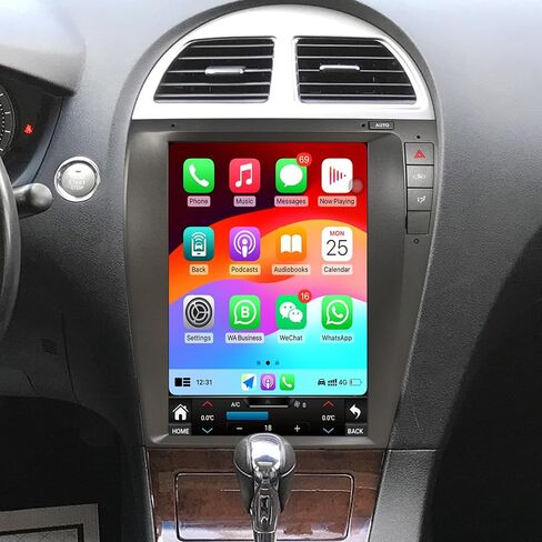 Radio for Lexus ES350 2006-2012 Radio Upgrade 8Core 4+64G Wireless Carplay Android Auto 12.1 Inch Touch Screen AHD Backup Camera WiFi SWC DSP FM/AM in Saudi Arabia