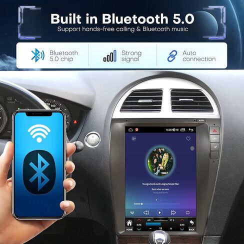 Radio for Lexus ES350 2006-2012 Radio Upgrade 8Core 4+64G Wireless Carplay Android Auto 12.1 Inch Touch Screen AHD Backup Camera WiFi SWC DSP FM/AM in Saudi Arabia