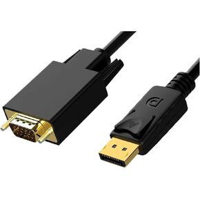 DisplayPort to HDMI Cable Ultra عالية السرعة المطلية 4K (DP) لكابل HDMI DVI متوافق مع DE*/LL ، (1.8M DP إلى DVI) in Kuwait