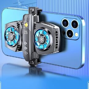 Diyeeni Dual Core Semiconductor Cooling Fan, Low Noise Mobile Phonefor Games Live Streaming with Powerful Wind Supply in Kuwait