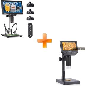 المجهر الرقمي لحام Elikliv 4K: Max Max Max Magnetic 3 Lens Coin Microscope مع 10.1 " in Kuwait