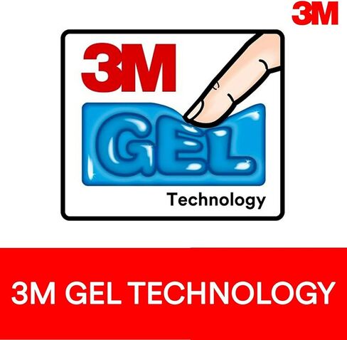 3M WR420LE Gel Wrist Rest Keyboard Platform, 19.5 x 10.5 Inch, Black Leatherette in Saudi Arabia