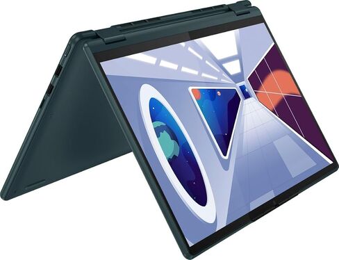 Lenovo Yoga 6 Dark Teal 2-in-1 Laptop 13.3" Touchscreen WUXGA IPS (AMD Ryzen 5 7530U 6-Core, 8GB RAM, 512GB PCIe SSD, AMD Radeon, Backlit KYB, FP Reader, WiFi, Win 11 Home) w/Dockztorm Hub in Saudi Arabia