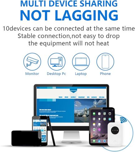 4G LTE Mobile WiFi Hotspot ، Portable 4G 5G USB MODEM Support Super in Saudi Arabia