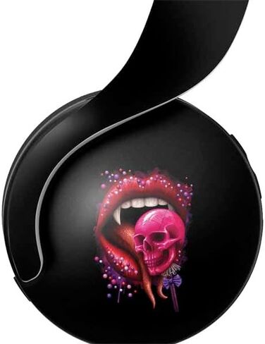 Skinit Decal Gaming Skin Compatible with Pulse 3D Wireless Headset for PS5 - Sarah Richter Vampire Skull Lollypop by Sarah Richter Design in Saudi Arabia