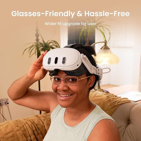 KIWI design V3 Facial Interface,2 Face Pads Compatible with Meta/Oculus Quest 3 Accessories, NOT for Quest 3S in Saudi Arabia