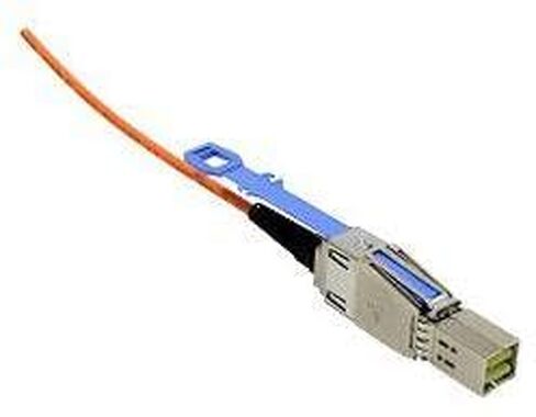 Amphenol ، 10123196-200S015 ، Minisas HD كابل بصري نشط - OFNP كابل - 3.3V - خروج كابل مستقيم - سترة برتقالية - طول 15 مترًا. in Kuwait