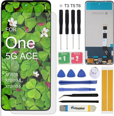 استبدال الشاشة لموتورولا One 5G UW Ace XT2075 XT2075-1 XT2075-2 XT2075-3 6.7 بوصة شاشة LCD تعمل باللمس محول رقمي مع أدوات (ليس واحدًا 5G ACE) in Saudi Arabia