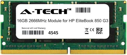 وحدة A-Tech 16GB لـ HP ELITEBOOK 850 G3 LAPTOP & Notebook متوافقة مع DDR4 2666MHz ذاكرة الذاكرة (ATMS26640A25832X1) in Kuwait