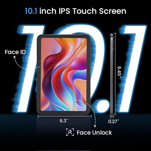 10.1 "Tablet ، Android 15،10.1 بوصة في الخلية ، 20 جيجابايت (8+12) RAM 128GB ROM ، بطارية 1280 × 800،6000 مللي أمبير في الساعة ، البلوتوث ، الكاميرا المزدوجة ، GMS ، wifi in Saudi Arabia